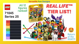 LEGO CMF 25 REAL LIFE™ Tier List! 🤩 All 12 Minifigs From 71045 Ranked! #legominifigures #legocmf