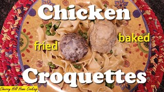 How to make Chicken Croquettes