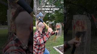 Axe throwing practice for accuracy #shorts #axethrowing #axe #skills #vikings #outdoors #tools #tips