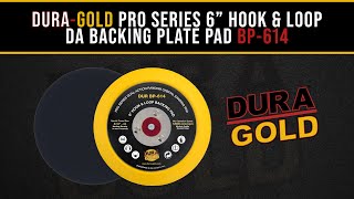 ura-Gold Pro Series 6" Hook & Loop DA Backing Plate Pad