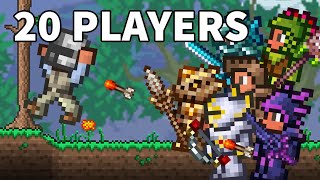 Can I Win Against 20 Players in Terraria Multiplayer Battle?