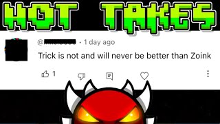 Reacting to HORRIBLE Geometry Dash Opinions you sent in