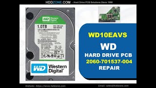 WD10EAVS WD HDD PCB Repair 2060-701537-004