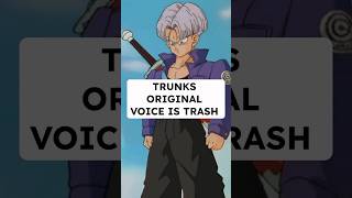 Trunks Has A Trash Voice In Dragon Ball!! #dragonball #shorts #animeshorts #shorts