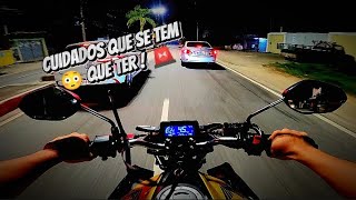 CUIDADOS QUE TEM QUE TER AO ANDAR DE MOTO EM LOCAIS PERIGOSOS !