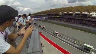 MotoGP @ Sepang International Circuit - GP bikes leaving paddock