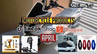 TRYING MOTORCYCLE PRODUCTS FROM TIKTOK SHOP AND SHOPEE | APRIL