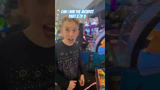 Can I win the jackpot on goal line rush? Part 3 of 3 #arcadefun #arcadegame #jackpotwinning #arcade