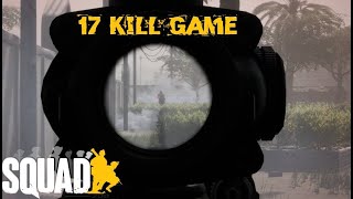 17 Kill Game -- Squad Fallujah Gameplay