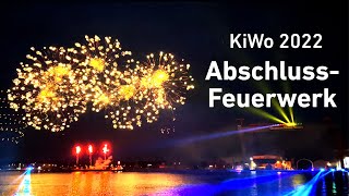 Kieler Woche 2022: Abschlussfeuerwerk über der Kieler Förde