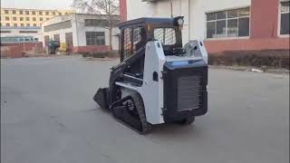 Mini skid steer loader with crawler