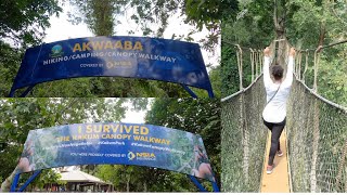 {4k} Canopy Walk at the Kakum National Park Ghana: Having Fun with Heights