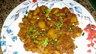 Besan Ki Bhurji Recipe Aloo Fry Sabji :Besan ki Bhurji ghar mein Kaise banaen || @Monika_kanwal