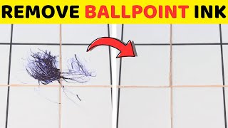 How to Remove Ballpoint or Pen ink Stains from Floor Tiles