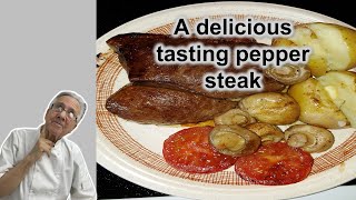 A delicious Aberdeen Angus Pepper Steak | The Crazy Chef