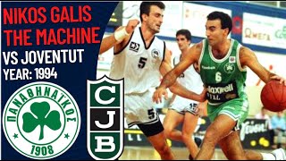 Nikos Galis DESTROYING Joventut | 1994 Joventut VS Panathinaikos