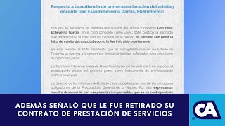 VTR FUL PGN SU INCONFORMIDAD POR CASO DE DOCENTE FULLTRACK   REDACCIÓN