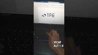 Bed symbol in ms word #msword #microsoftoffice #laptopkeyboard #mswordmagic #shortcutkey