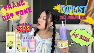 [REVIEW] TOP 3 Dưỡng Trắng Da Body Hot Nhất Hiện Nay | CÓ TRẮNG KHÔNG?? | Ngân đây