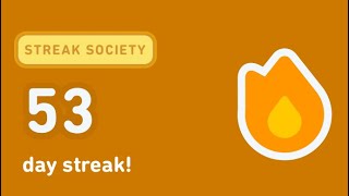 Duolingo Streak Day 53