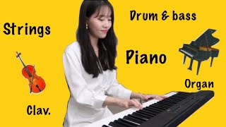 Jazz Pianist improvising ONLY with Yamaha Digital Piano Sound