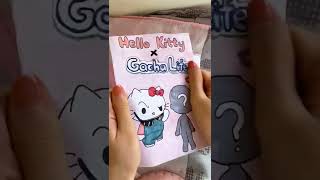 hello kitty x gacha life blind bag🎀#asmr #diy #blindbag #sanrio #kpop #gachalife