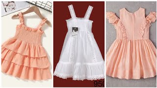 New arrival strepy summer baby frock designs, summer collection