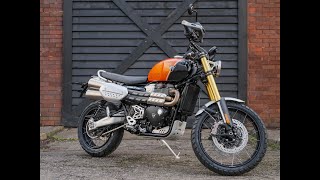 2024 Triumph Scrambler 1200 XE at West Coast Triumph Glasgow