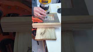 EASY KEYHOLES with this simple shop jig. #woodworking #woodworkingtools #jigs #router #shorts