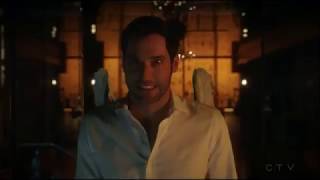 Lucifer 3x15 Chloe's fall