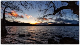 Working through composition ideas at Balmaha, Loch Lomond