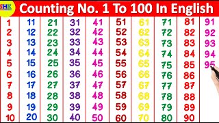 COUNTING 1 TO 100  | ginti | ginti in hindi and english | 1 से 100 तक गिनती123 numbers