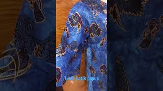 Model baju tunik batik papua terbaru#shorts