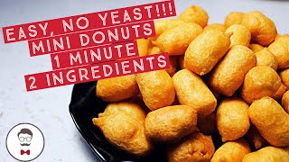 NO YEAST! Mini Donuts - Mini Krofnice bez kvasca