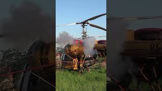 Amazing Kamov helicopter fire up and take off #shorts