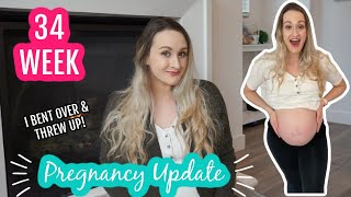 34 WEEKS PREGNANT UPDATE| PREGNANCY WEEK BY WEEK | SECOND BABY