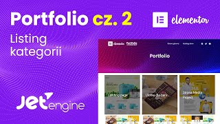 [cz. 2] Portfolio w Wordpress (JetEngine) (Elementor) - Listing kategorii