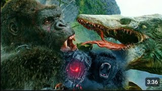 Godzilla, King Kong, & Shimo Vs Skar King (2024) Final Fight Scene | Godzilla vs Dinosaur fight