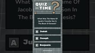 What Was The Name Of Jacob's Favorite Son In The Book Of Genesis? 📖 #shorts #god #religion