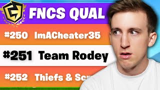 Cheaters STOLE my FNCS Qual..