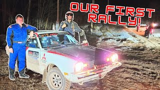 Beginners Try RALLY Racing in a 50 Year old Vintage Rally COLT!