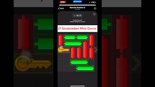 21 September Mini Game Hamster Kombat Today | Hamster Kombat Mini Game 21 sept | 21 Sept Mini GameN