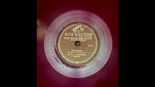 Rare RCA Red Vinyl/78 RPM/12 inch/EP. Organ: Ave Marie (Bach/Gounod) and Largo (Handel). 1946