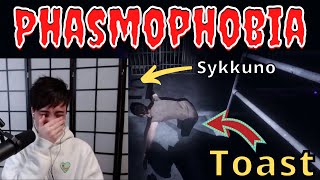 Phasmophobia Sykkuno Corpse Valkyare and Toast ((SCARY)) ((FUNNY))