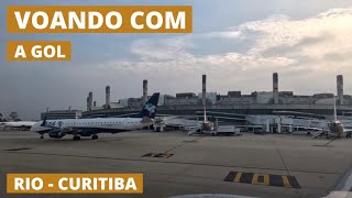 Rio de Janeiro (GIG) - Curitiba (CWB) com a Gol | TRIP REPORT de mais um voo pelo BRASIL