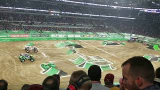 Monster Jam in USBank stadium #monsterjam #monstertruck #minneapolis #minnesota #monstertruckshow