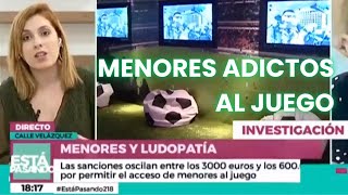 Menores adictos al juego