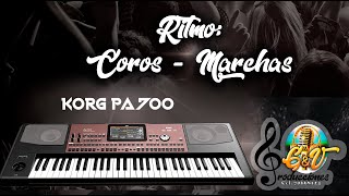 RITMO 2022 Coros - Marchas - Himnos / KORG PA 700