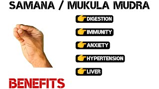 Mukula Mudra | Samana Mudra | Benefits