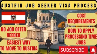 AUSTRIA JOB SEEKER VISA | Work in Austria | Moving to Austria | Job Opportunities in Austria